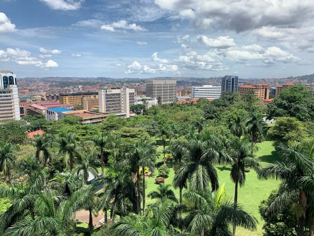 Kampala skyline