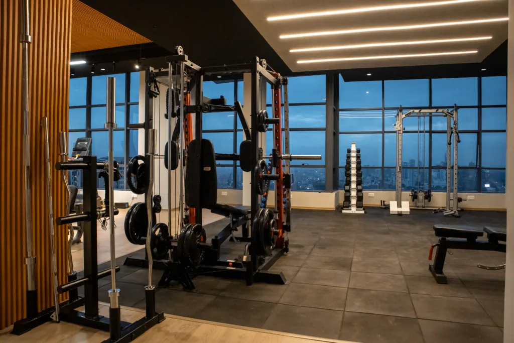 The Gym is one of the most important amenities in a residence.